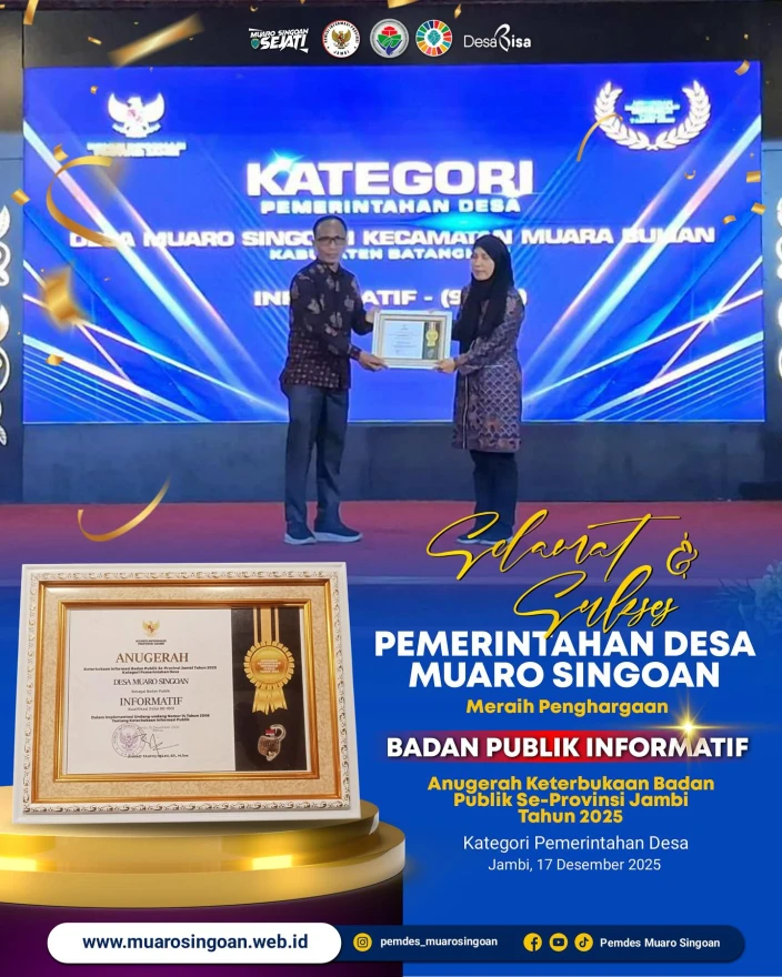 MUARO SINGOAN MENYANDANG DESA INFORMATIF