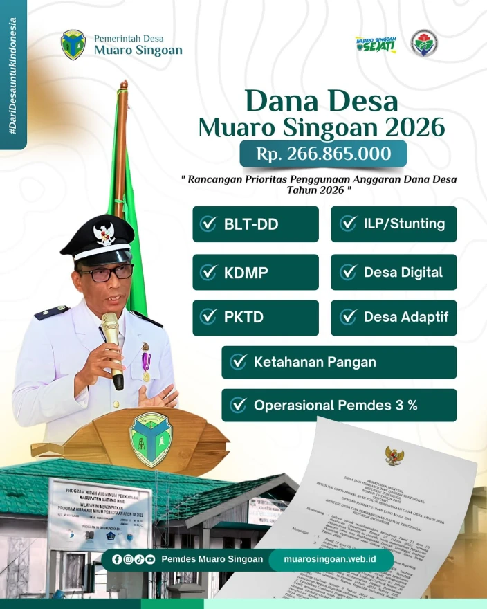 FOKUS DANA DESA TAHUN 2026 DESA MUARO SINGOAN