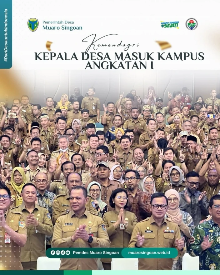 Kepala Desa Muaro Singoan Ikuti Program "Kepala Desa Masuk Kampus" Angkatan I Kemendagri